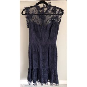 LAST CHANCE Chelsea28 Navy Lace Dress